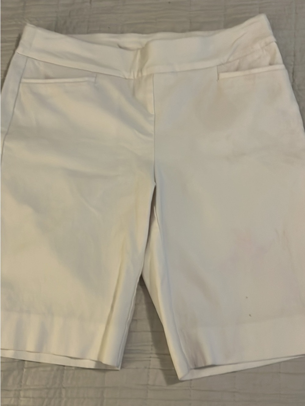 Chico's White Women's Bermuda Shorts